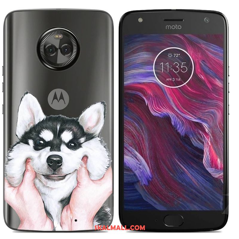 Moto X4 Skal Gul Kreativa Målade Mjuk Mobil Telefon På Nätet