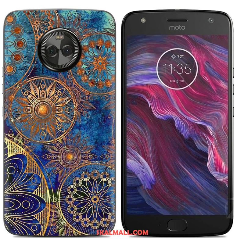 Moto X4 Skal Målade Tecknat Skydd Mobil Telefon Silikon Fodral Butik