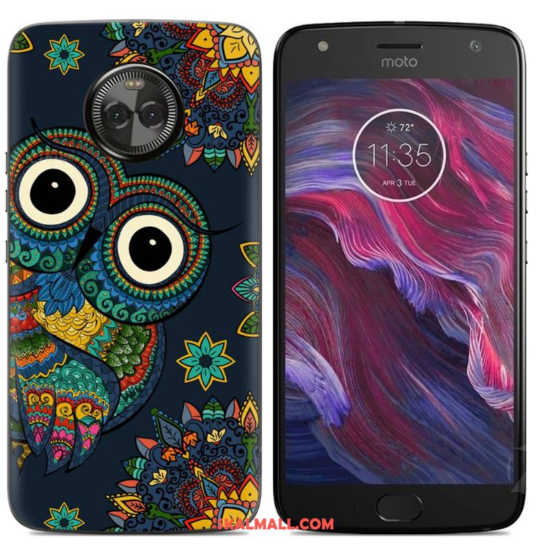 Moto X4 Skal Målade Tecknat Skydd Mobil Telefon Silikon Fodral Butik