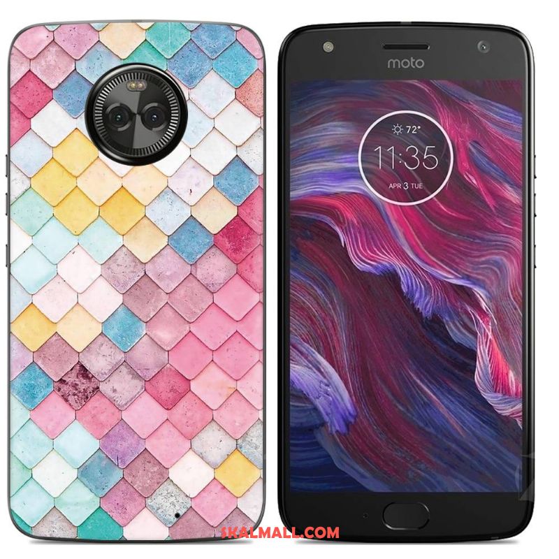 Moto X4 Skal Målade Tecknat Skydd Mobil Telefon Silikon Fodral Butik