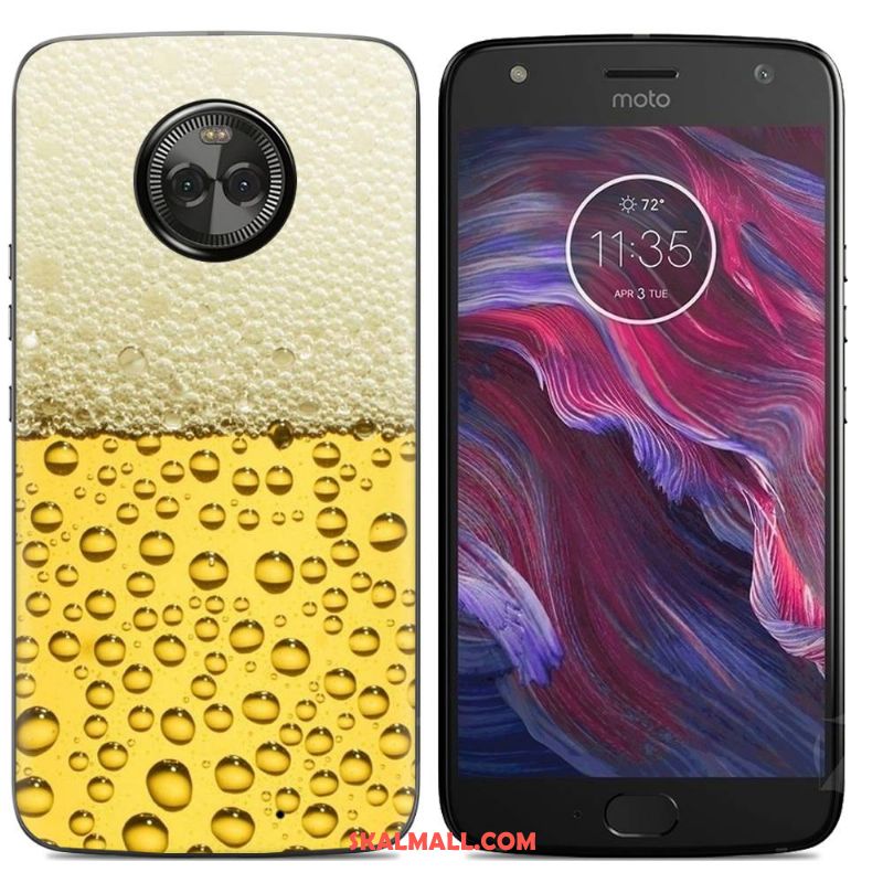 Moto X4 Skal Målade Tecknat Skydd Mobil Telefon Silikon Fodral Butik