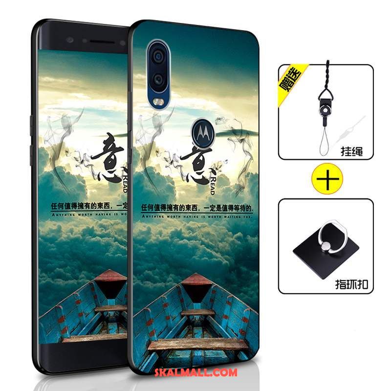 Motorola One Vision Skal Silikon Fallskydd Mobil Telefon All Inclusive Grön Butik