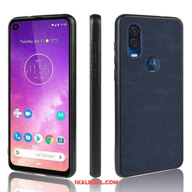 Motorola One Vision Skal Skydd Mobil Telefon Svart Fallskydd Billiga