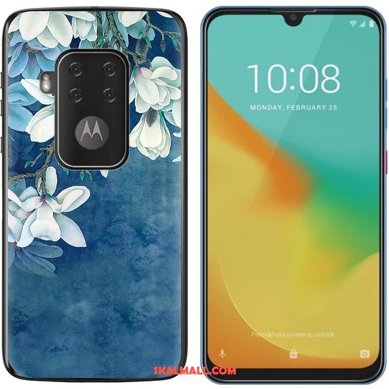 Motorola One Zoom Skal Trend Bra Försäljning Duk Purpur Mobil Telefon Köpa