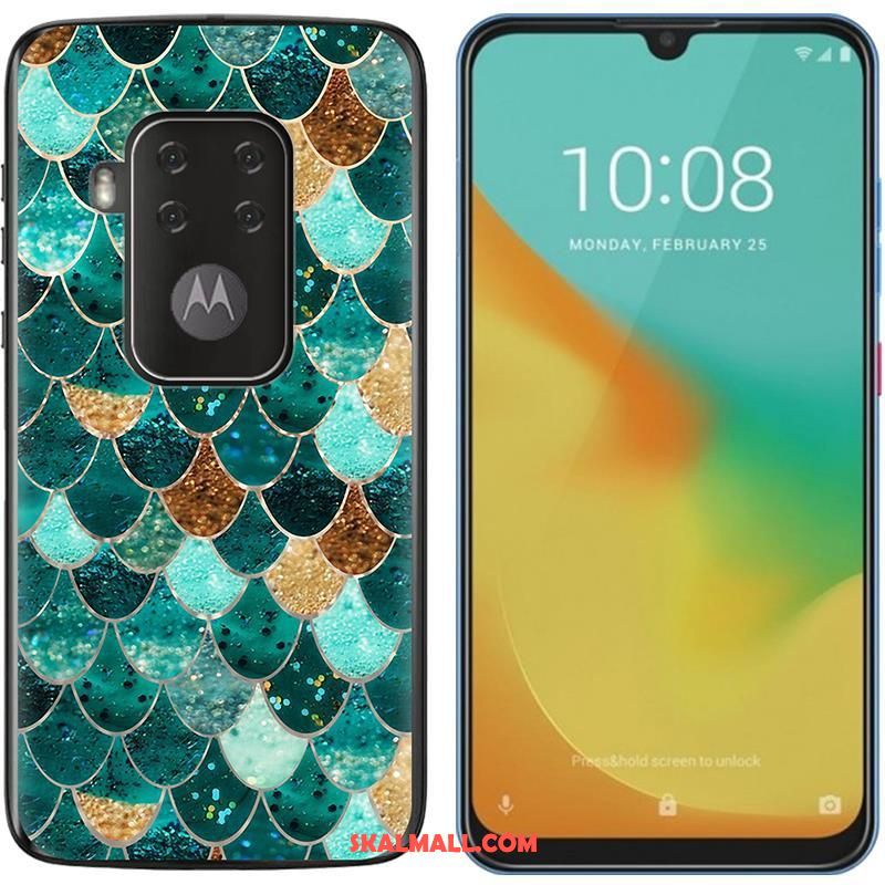 Motorola One Zoom Skal Trend Bra Försäljning Duk Purpur Mobil Telefon Köpa