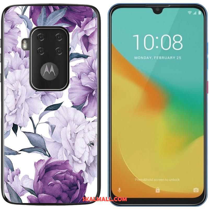 Motorola One Zoom Skal Trend Bra Försäljning Duk Purpur Mobil Telefon Köpa