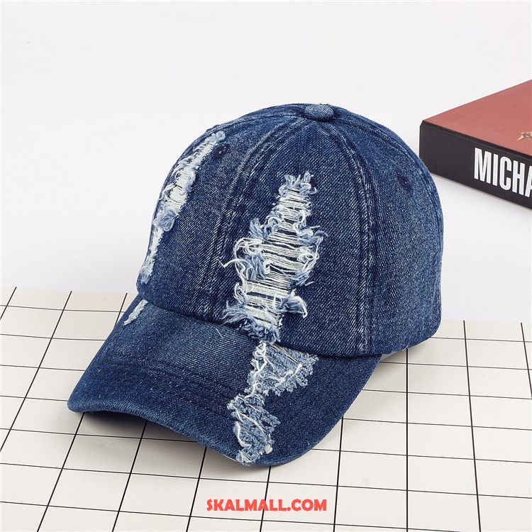 Mössor Hattar Dam Denim Tvätta Solljus Casual Kvinna Butik