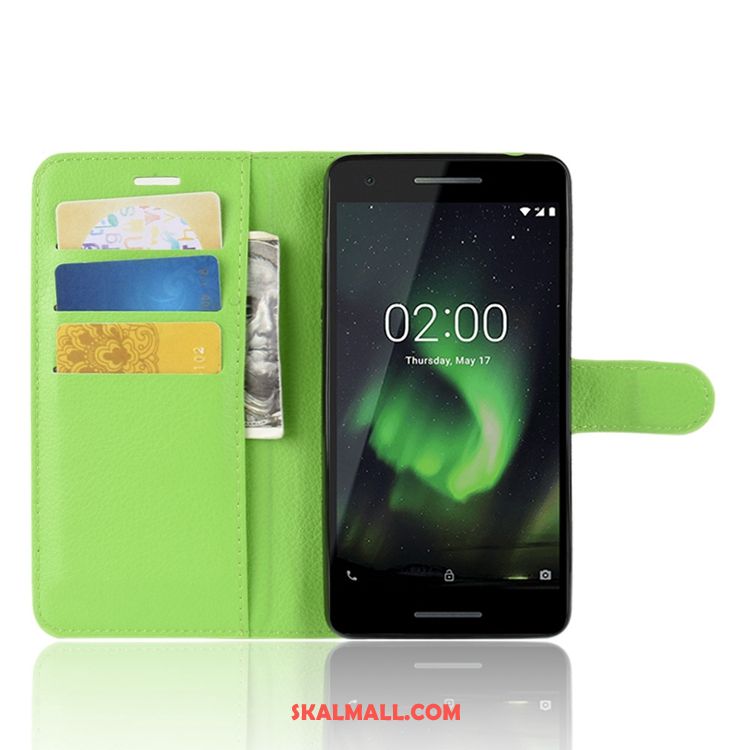 Nokia 2.1 Skal Läderfodral Plånbok Trend Fallskydd Mobil Telefon Billigt