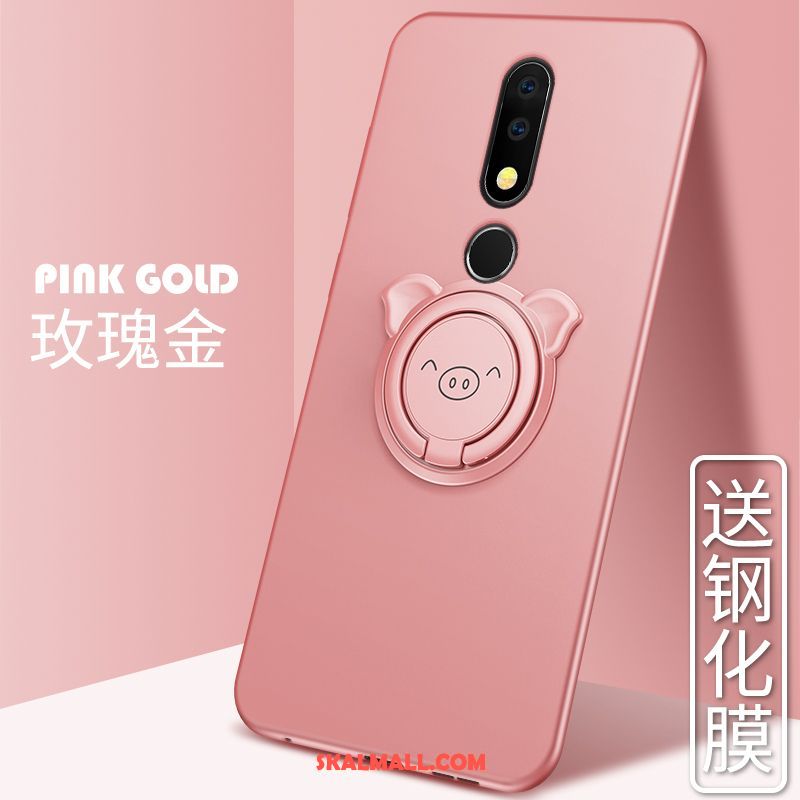 Nokia 5.1 Plus Skal Silikon Mobil Telefon Nubuck Fallskydd Rosa Köpa