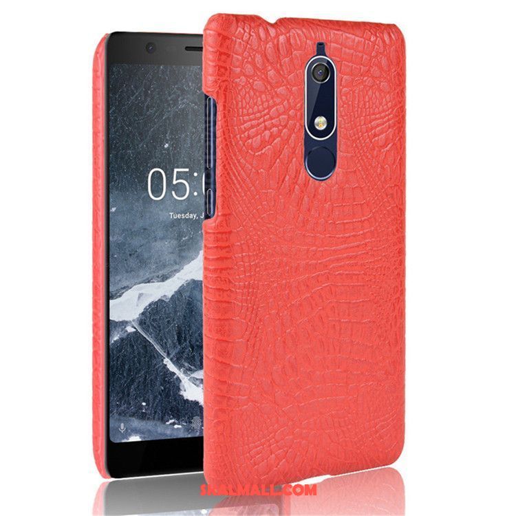 Nokia 5.1 Skal Läder Skydd Mobil Telefon Fallskydd Hård Butik