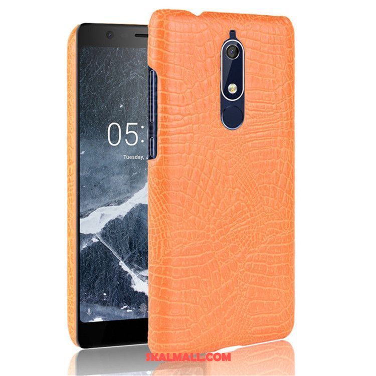 Nokia 5.1 Skal Läder Skydd Mobil Telefon Fallskydd Hård Butik