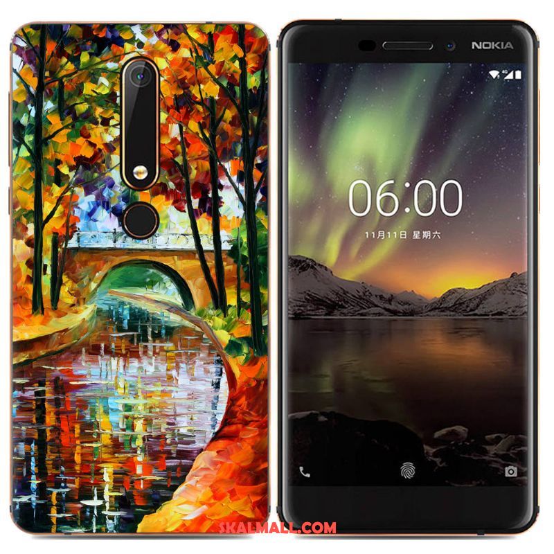 Nokia 6.1 Skal Färg Mobil Telefon Skydd Trend Kreativa Fodral Köpa