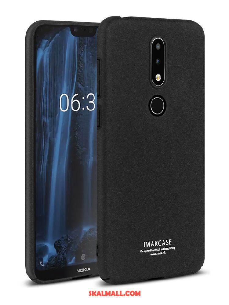 Nokia 6.1 Skal Mobil Telefon Nubuck Blå Denim All Inclusive Fodral Till Salu