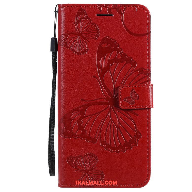 Nokia 6.2 Skal Fallskydd Clamshell Läderfodral Fjärilblommor Mobil Telefon Butik