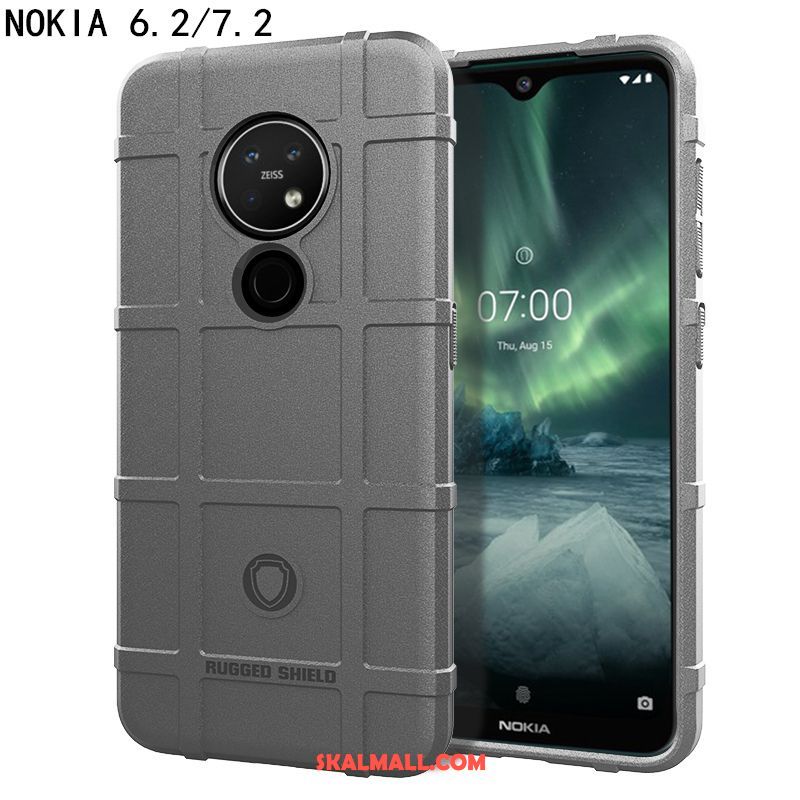 Nokia 6.2 Skal Trend Varumärke Silikon All Inclusive Glidskydds Tre Försvar Till Salu