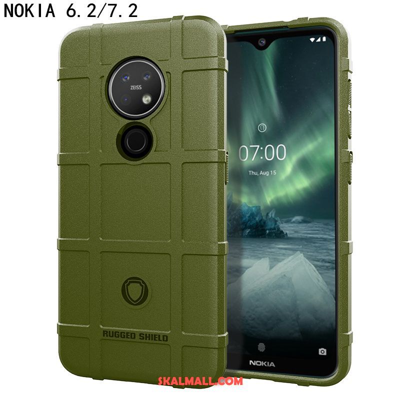 Nokia 6.2 Skal Trend Varumärke Silikon All Inclusive Glidskydds Tre Försvar Till Salu