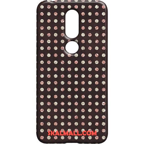 Nokia 7.1 Skal Grön Söt Polka Dot Ny Nubuck Rea