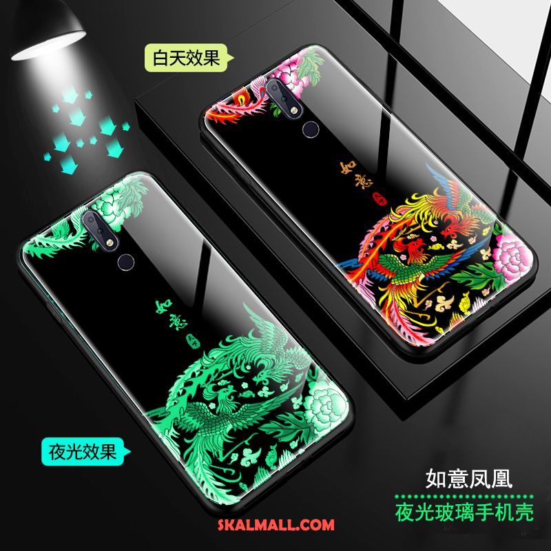 Nokia 7.1 Skal Kinesisk Stil Par Glas Personlighet Mobil Telefon Online