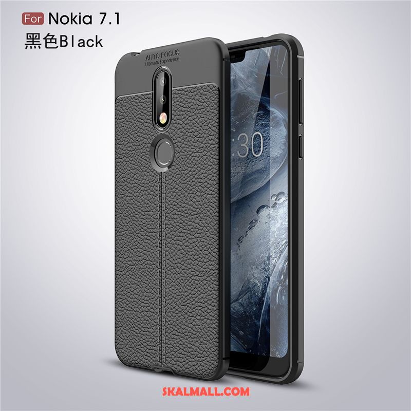 Nokia 7.1 Skal Trend Business Fallskydd Silikon Hemming Online