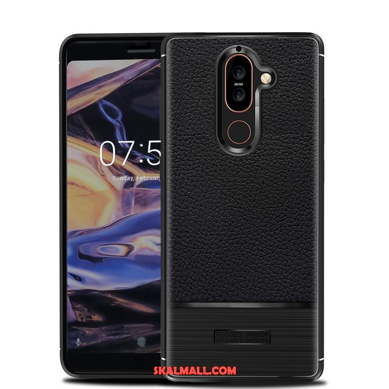 Nokia 7 Plus Skal Fallskydd Svart Mobil Telefon Billig