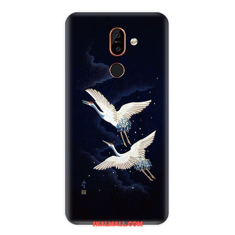 Nokia 7 Plus Skal Ny Nubuck Färg Fallskydd Blå Köpa