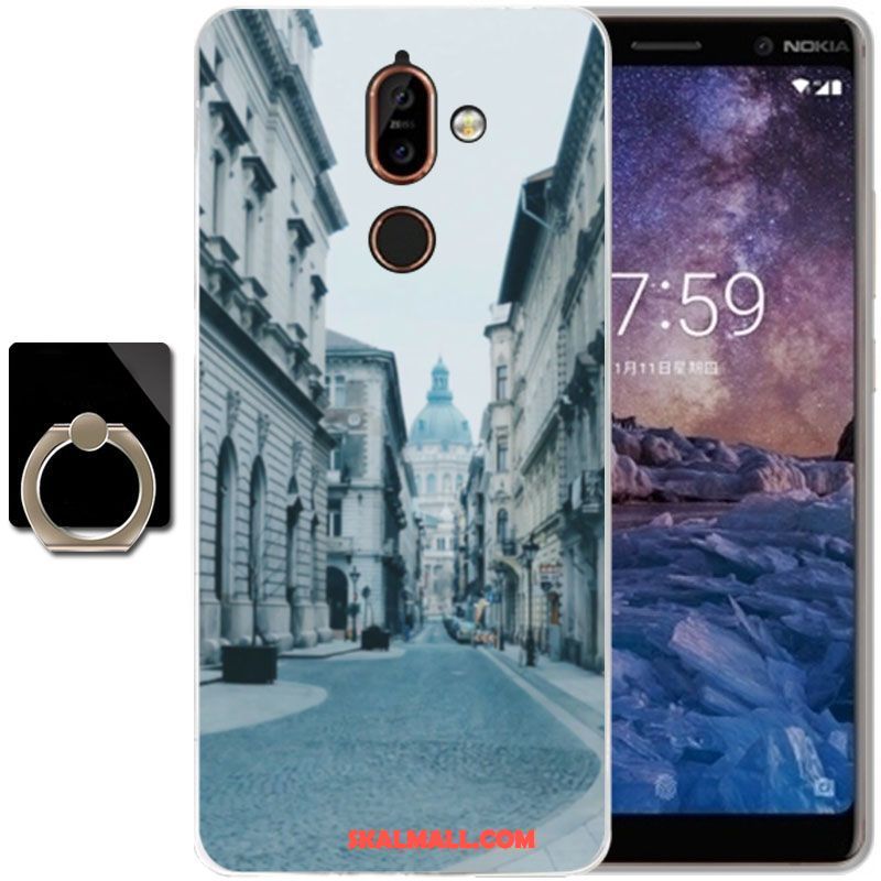 Nokia 7 Plus Skal Silikon All Inclusive Fallskydd Mjuk Vind På Nätet