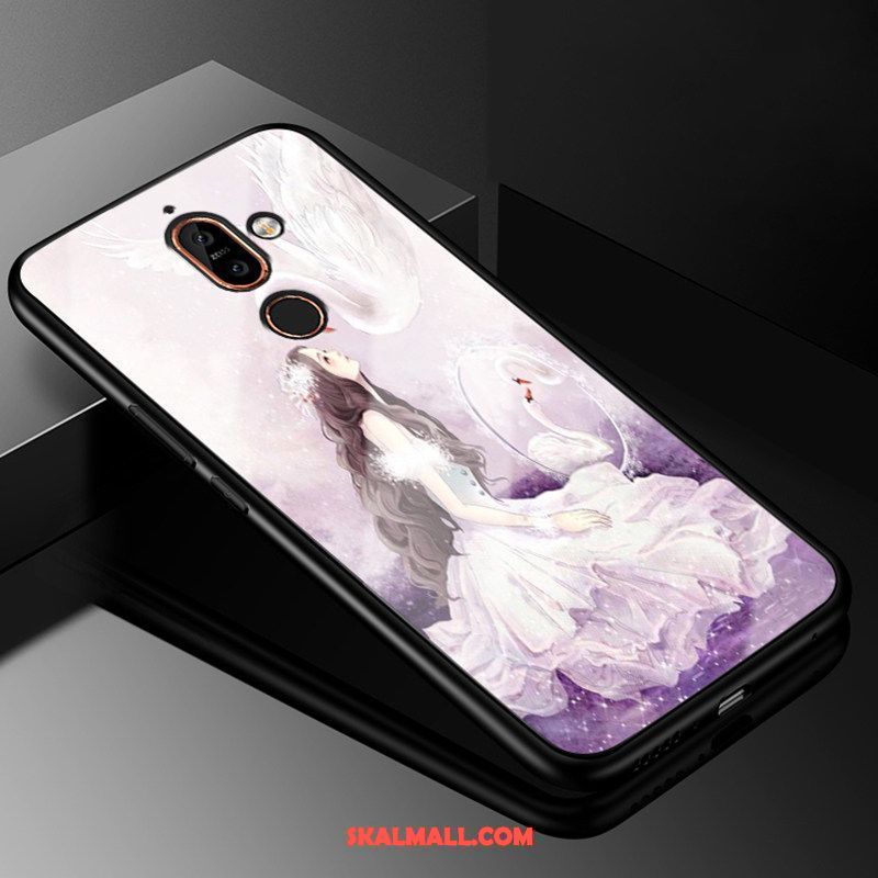 Nokia 7 Plus Skal Trend Skydd Glas Tecknat Mobil Telefon Billigt