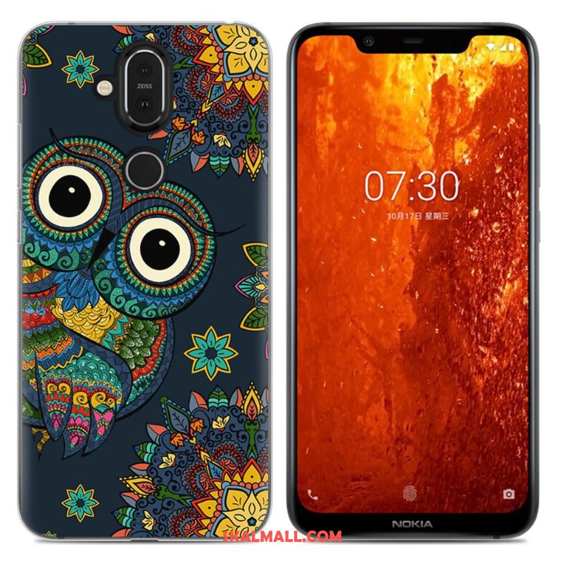 Nokia 8.1 Skal Purpur Mjuk Fallskydd Enkel Mobil Telefon Online