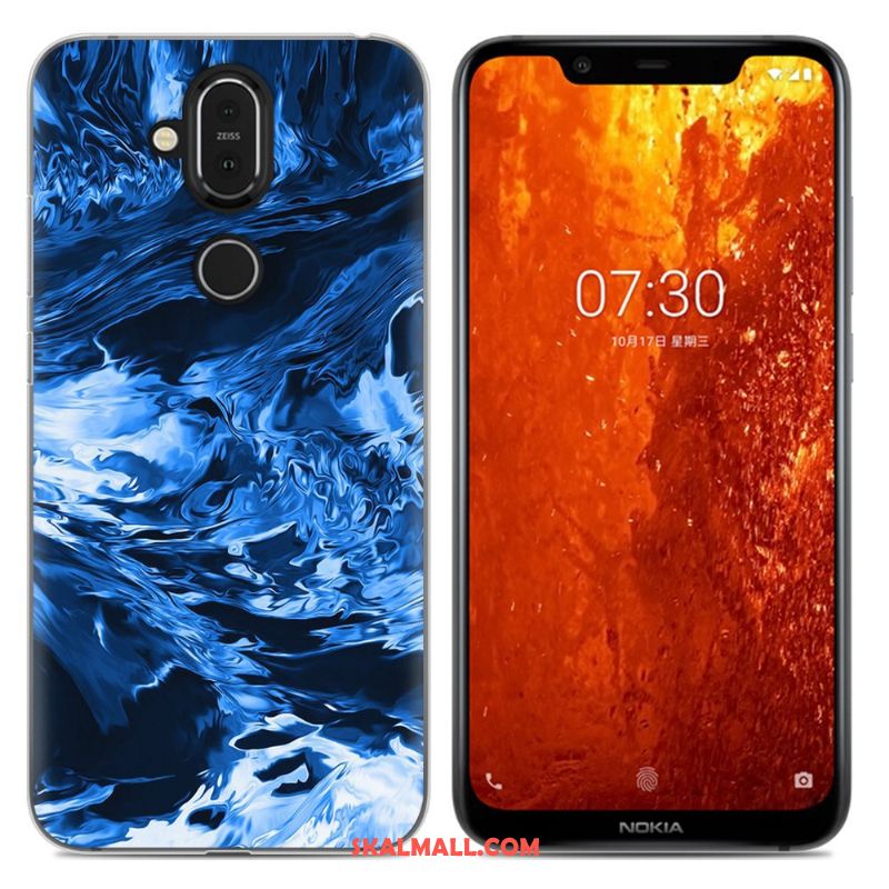 Nokia 8.1 Skal Purpur Mjuk Fallskydd Enkel Mobil Telefon Online