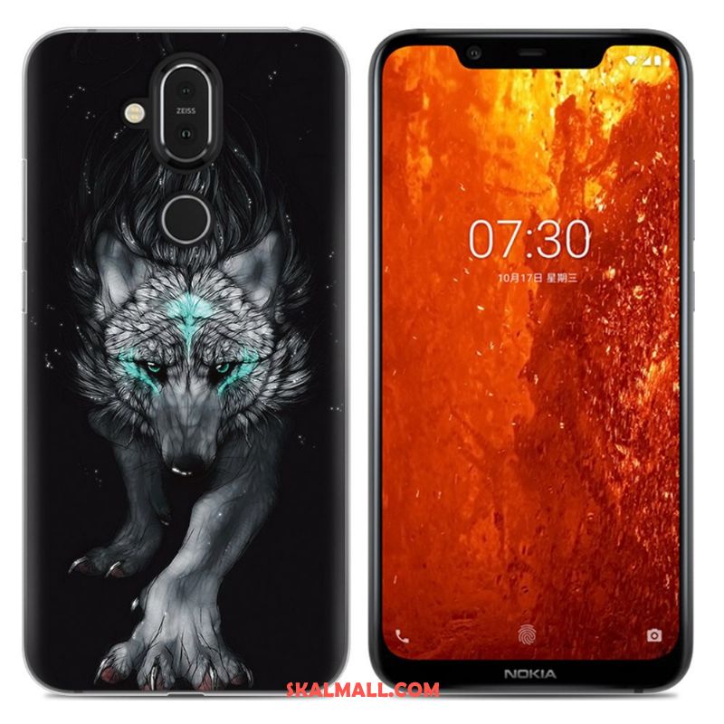 Nokia 8.1 Skal Purpur Mjuk Fallskydd Enkel Mobil Telefon Online