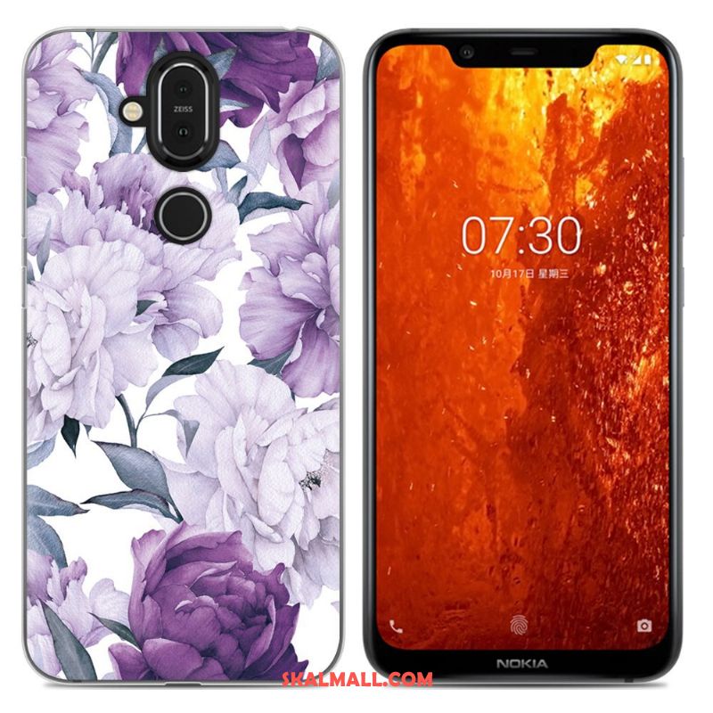 Nokia 8.1 Skal Purpur Mjuk Fallskydd Enkel Mobil Telefon Online