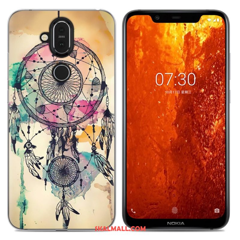 Nokia 8.1 Skal Purpur Mjuk Fallskydd Enkel Mobil Telefon Online