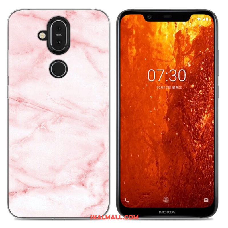 Nokia 8.1 Skal Purpur Mjuk Fallskydd Enkel Mobil Telefon Online