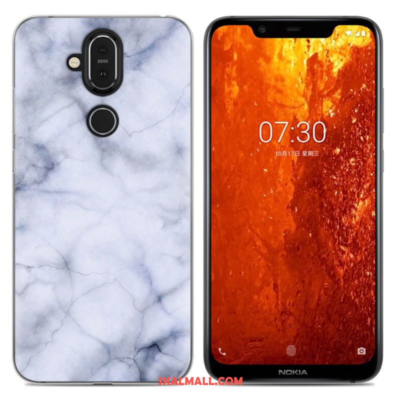 Nokia 8.1 Skal Purpur Mjuk Fallskydd Enkel Mobil Telefon Online