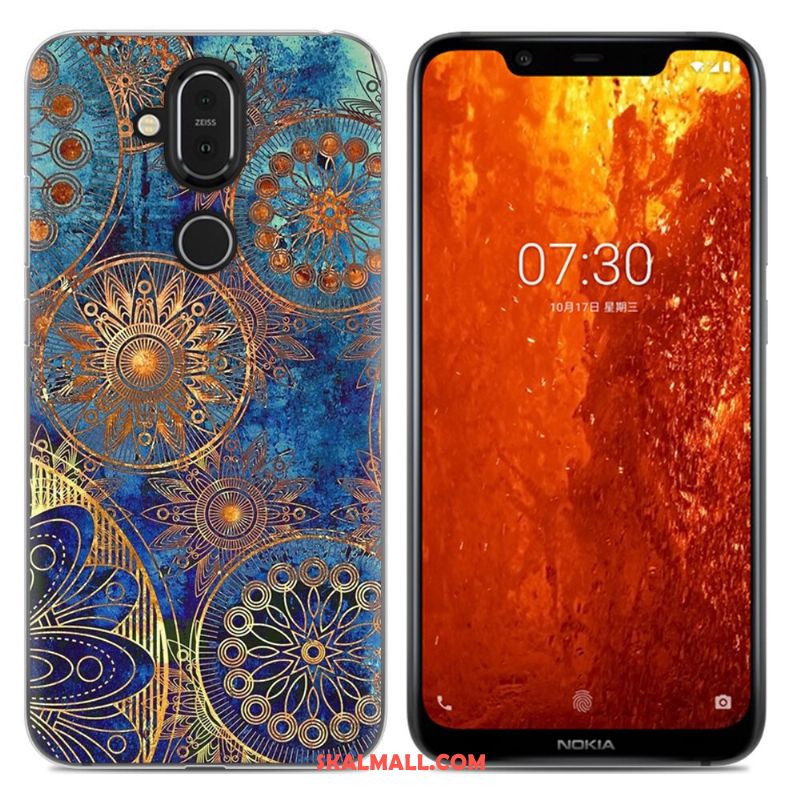 Nokia 8.1 Skal Purpur Mjuk Fallskydd Enkel Mobil Telefon Online