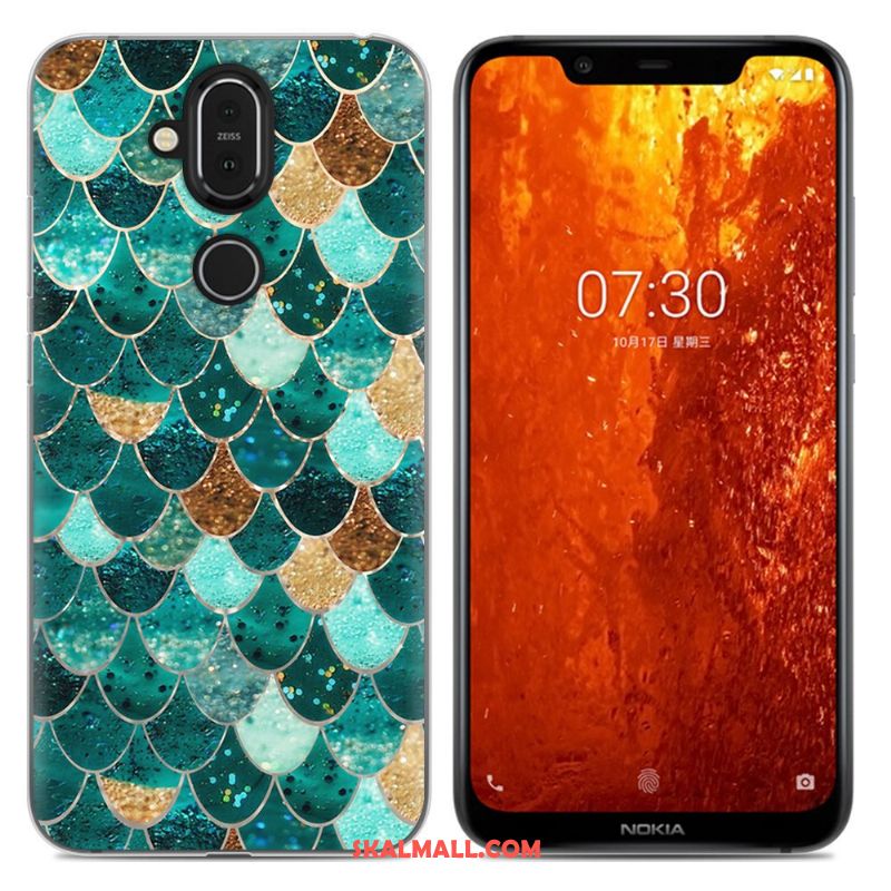 Nokia 8.1 Skal Purpur Mjuk Fallskydd Enkel Mobil Telefon Online