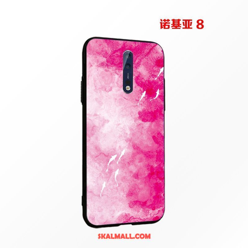 Nokia 8 Skal Rosa Kreativa Trend Mobil Telefon Silikon Fodral Online