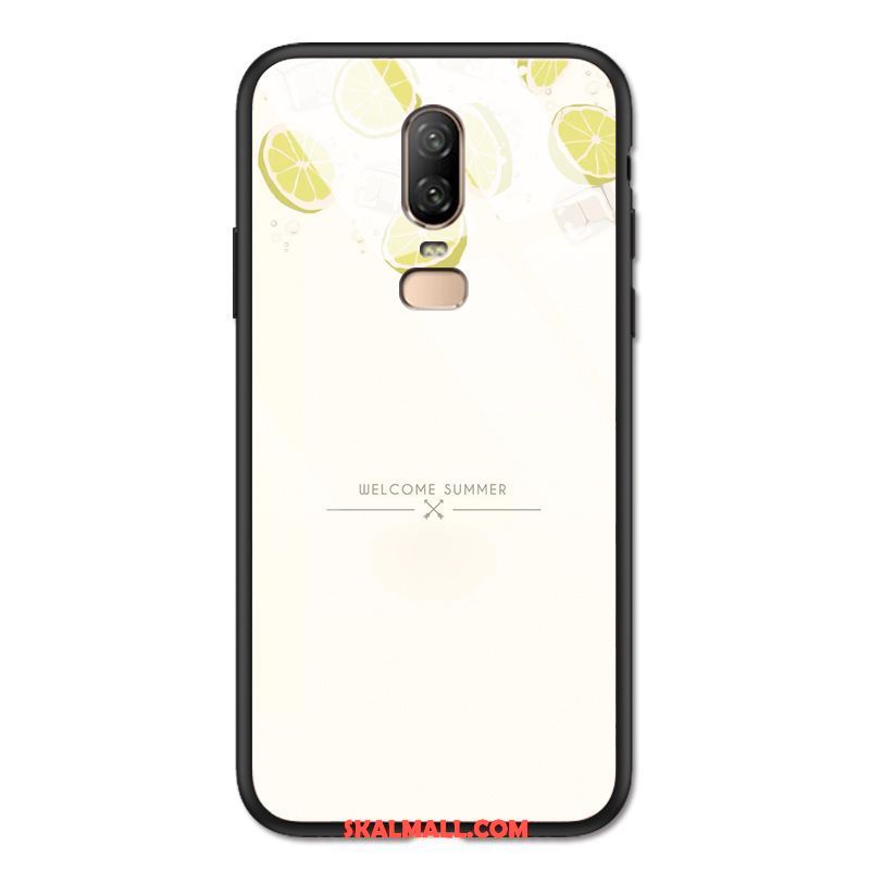 Oneplus 6 Skal Enkel Citron Silikon Vind Tunn Fodral Billigt