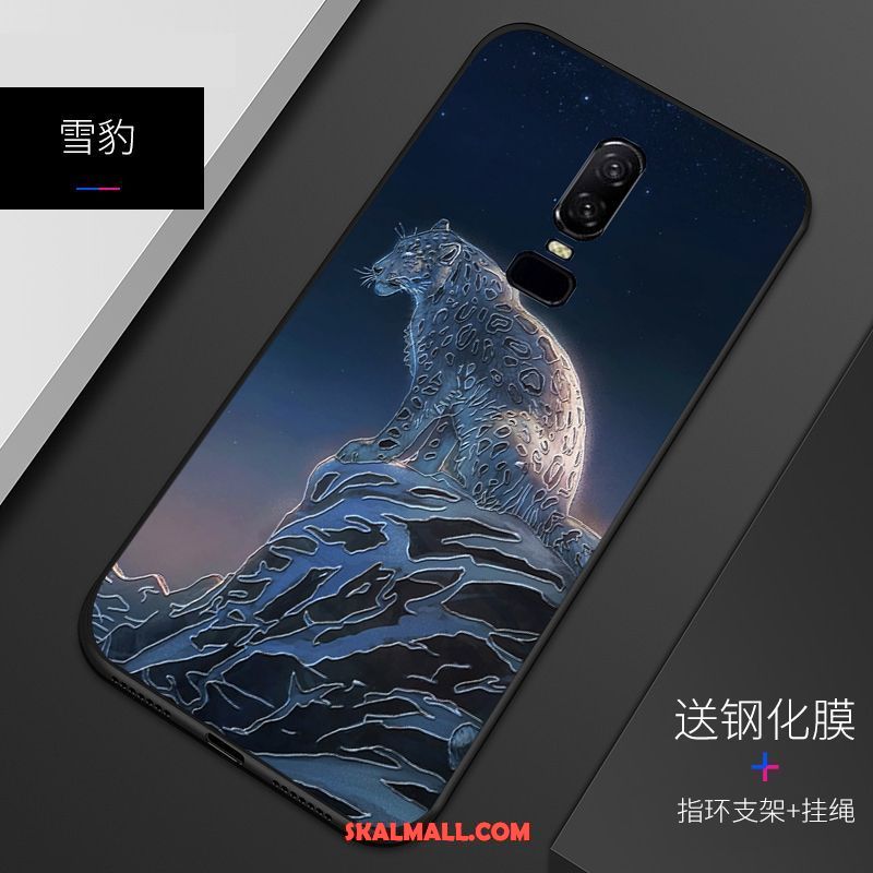 Oneplus 6 Skal Fallskydd Mönster All Inclusive Personlighet Nubuck Billiga