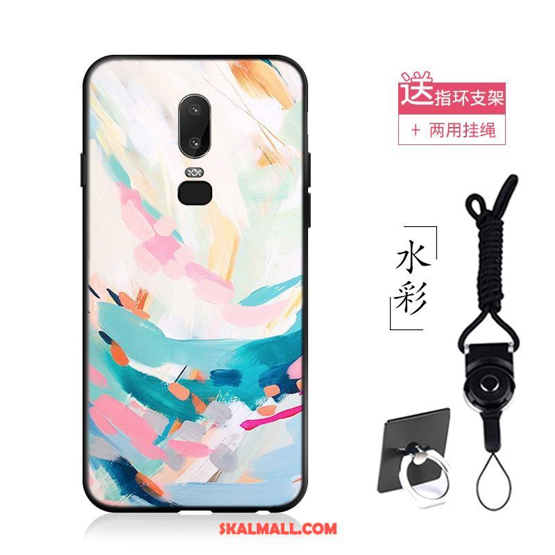 Oneplus 6 Skal Färg Kreativa Skydd Rosa Fallskydd Fodral Köpa