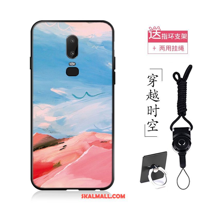 Oneplus 6 Skal Färg Kreativa Skydd Rosa Fallskydd Fodral Köpa