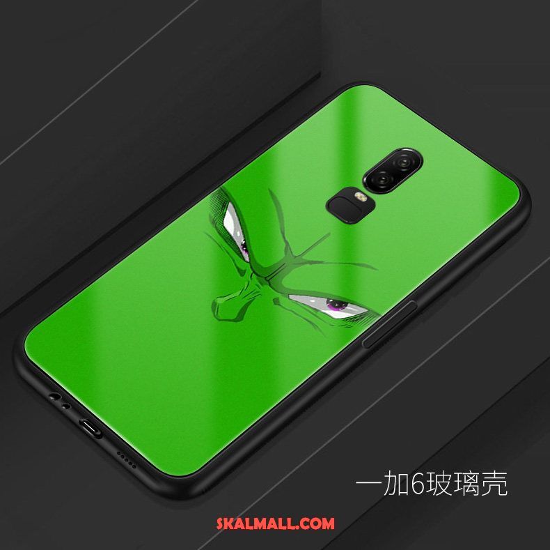 Oneplus 6 Skal Glas Personlighet Trend Varumärke Mobil Telefon Mjuk Fodral Billiga