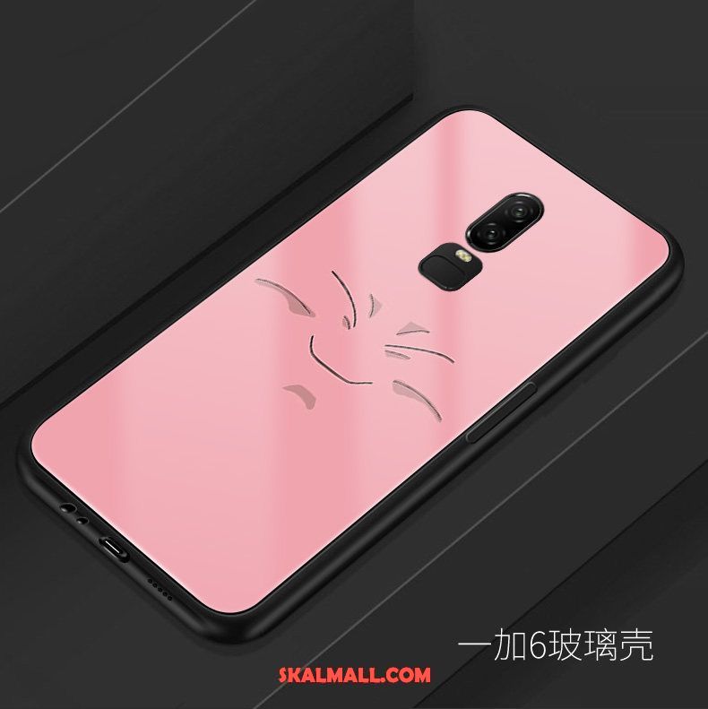 Oneplus 6 Skal Glas Personlighet Trend Varumärke Mobil Telefon Mjuk Fodral Billiga