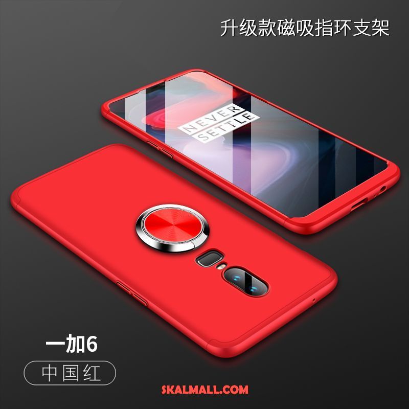 Oneplus 6 Skal Personlighet Kreativa Nubuck Mobil Telefon Net Red Fodral Online