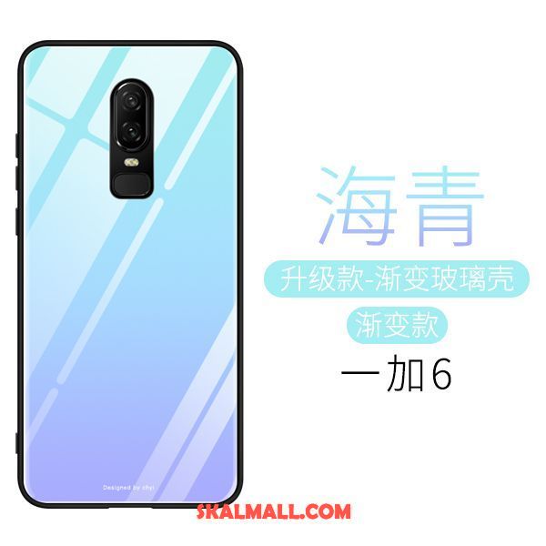 Oneplus 6 Skal Personlighet Spegel Fallskydd Silikon Rosa Billig