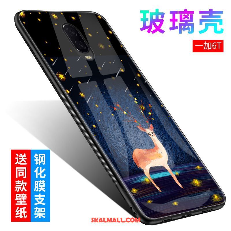 Oneplus 6t Skal Personlighet Kreativa Fallskydd Mobil Telefon Blå Köpa