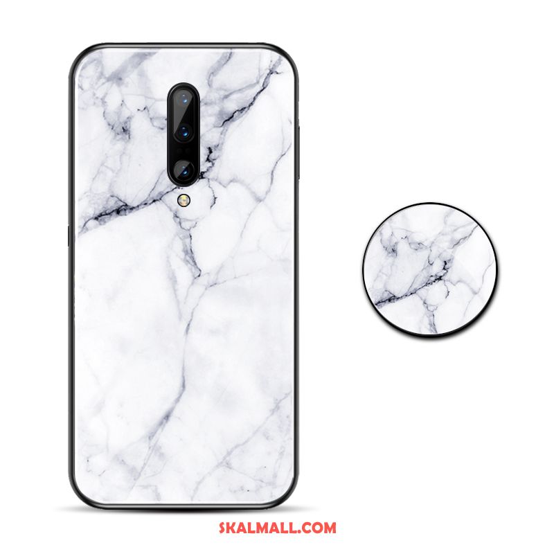 Oneplus 7 Pro Skal Glas Personlighet Blå Hård Spegel Till Salu