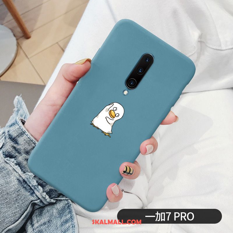 Oneplus 7 Pro Skal Net Red Kreativa Fallskydd Mobil Telefon Silikon Rea