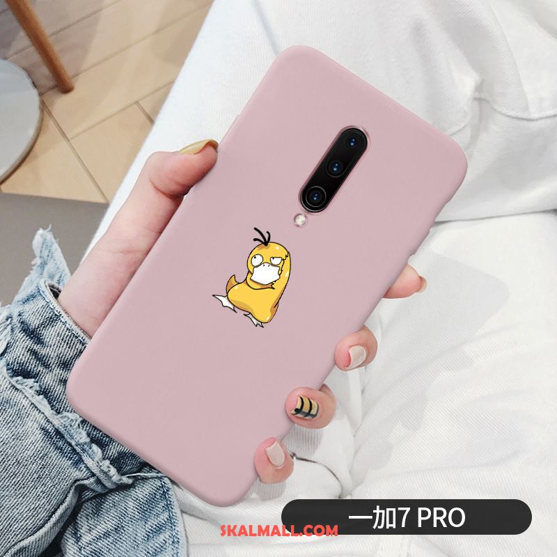 Oneplus 7 Pro Skal Net Red Kreativa Fallskydd Mobil Telefon Silikon Rea