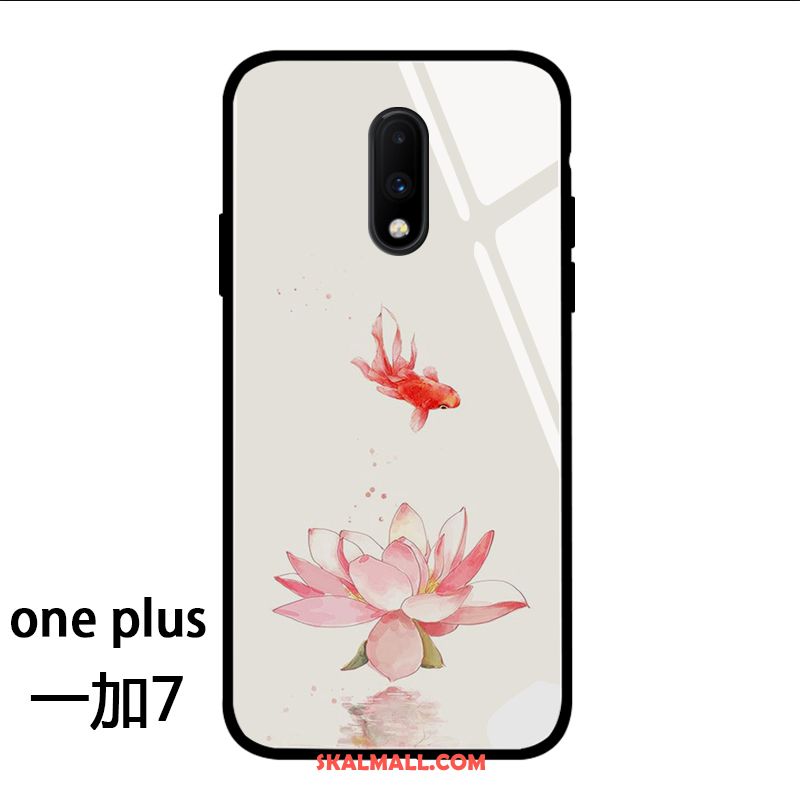 Oneplus 7 Skal Kinesisk Stil Carp Blommor Enkel Ny Till Salu